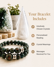 Load image into Gallery viewer, Intuitive Healing Crystal Bracelet + PERSONALISED READING by Sonia